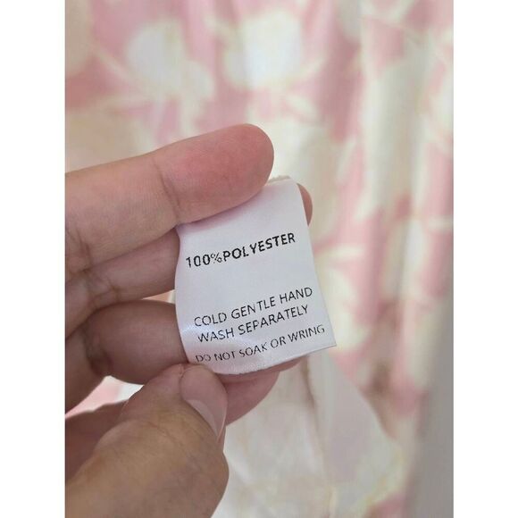 Petal & Pup Strapless Maxi Dress Size Large Floral Pink NEW - Picture 11 of 11